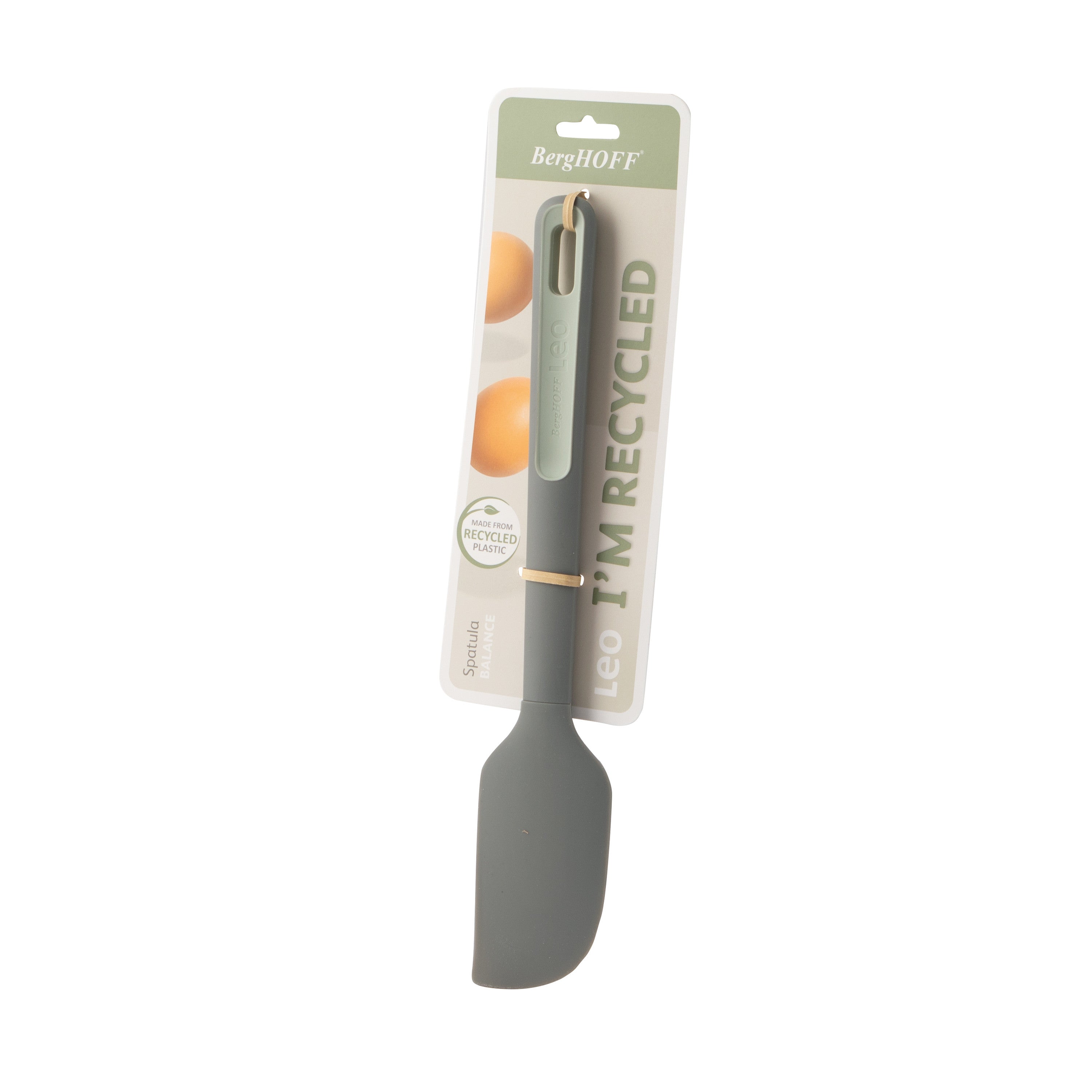 BergHOFF Spatula - Balance Series Silicone Head with Recycled Plastic Handle, Heat-Resistant to 220°C