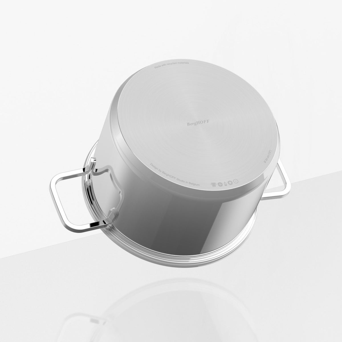Helix lav gryde i rustfrit stål med låg 18 cm – 5