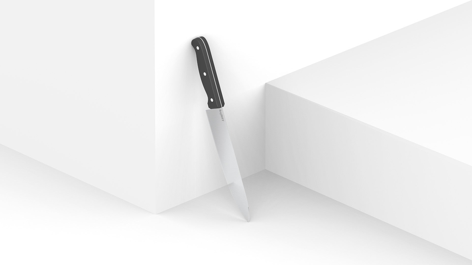 BergHOFF 7-Piece Knife Block Set - Pica Series with Bamboo Block and Hand-Sharpened Stainless Steel Blades