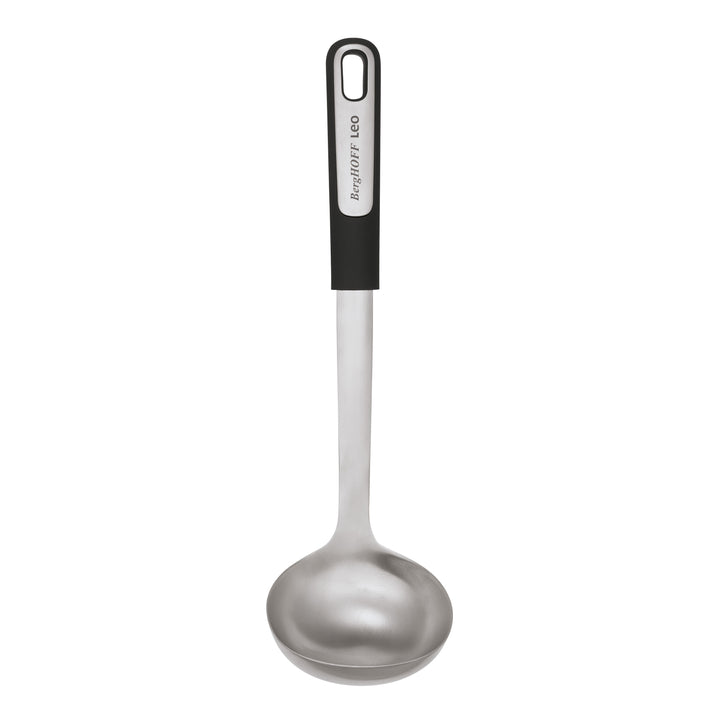 BergHOFF Soup Ladle - Graphite Series with Long Ergonomic Handle and Hanging Loop