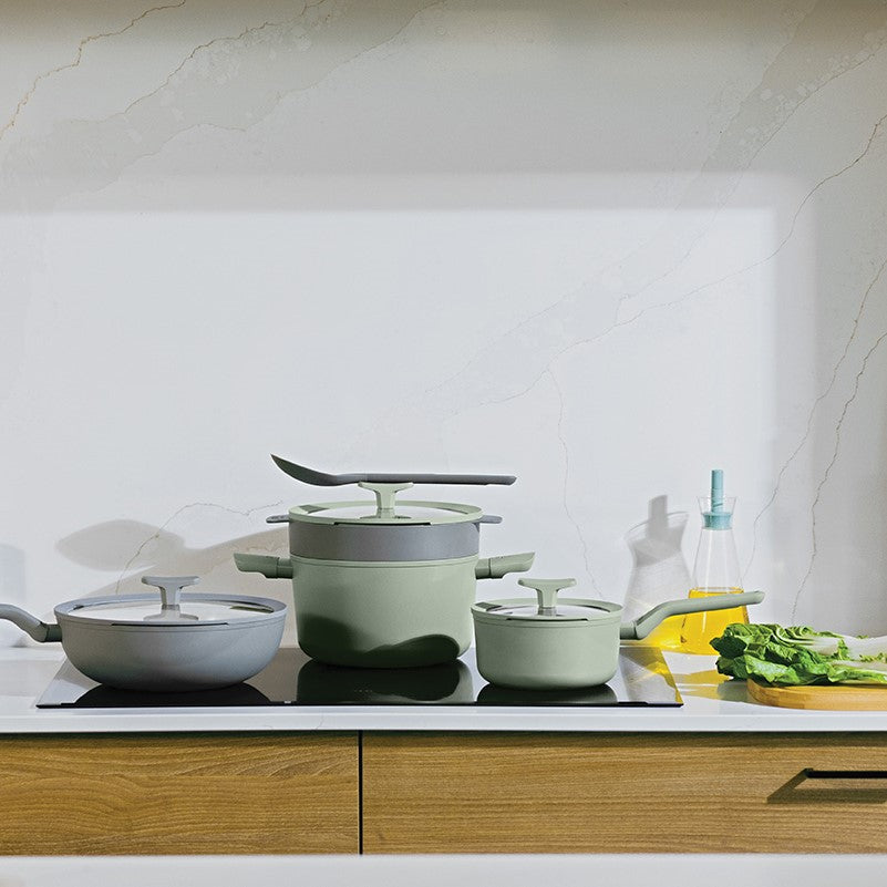 Balance slip-let gryde med låg 24 × 11,5 cm, Sage – 4