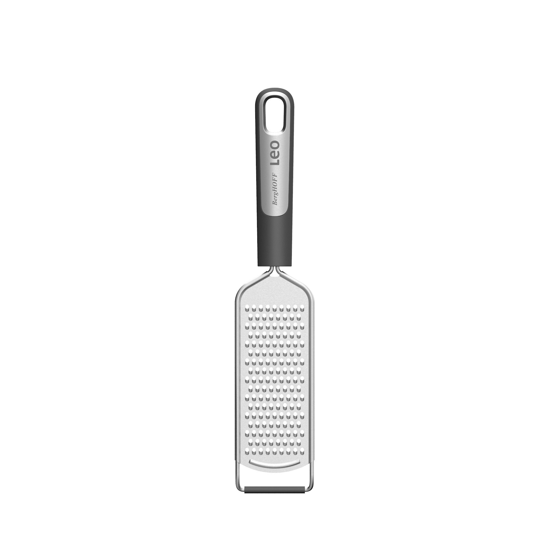 BergHOFF Hand Grater - Graphite Series with Sharp Stainless Steel Blade and Non-Slip Base