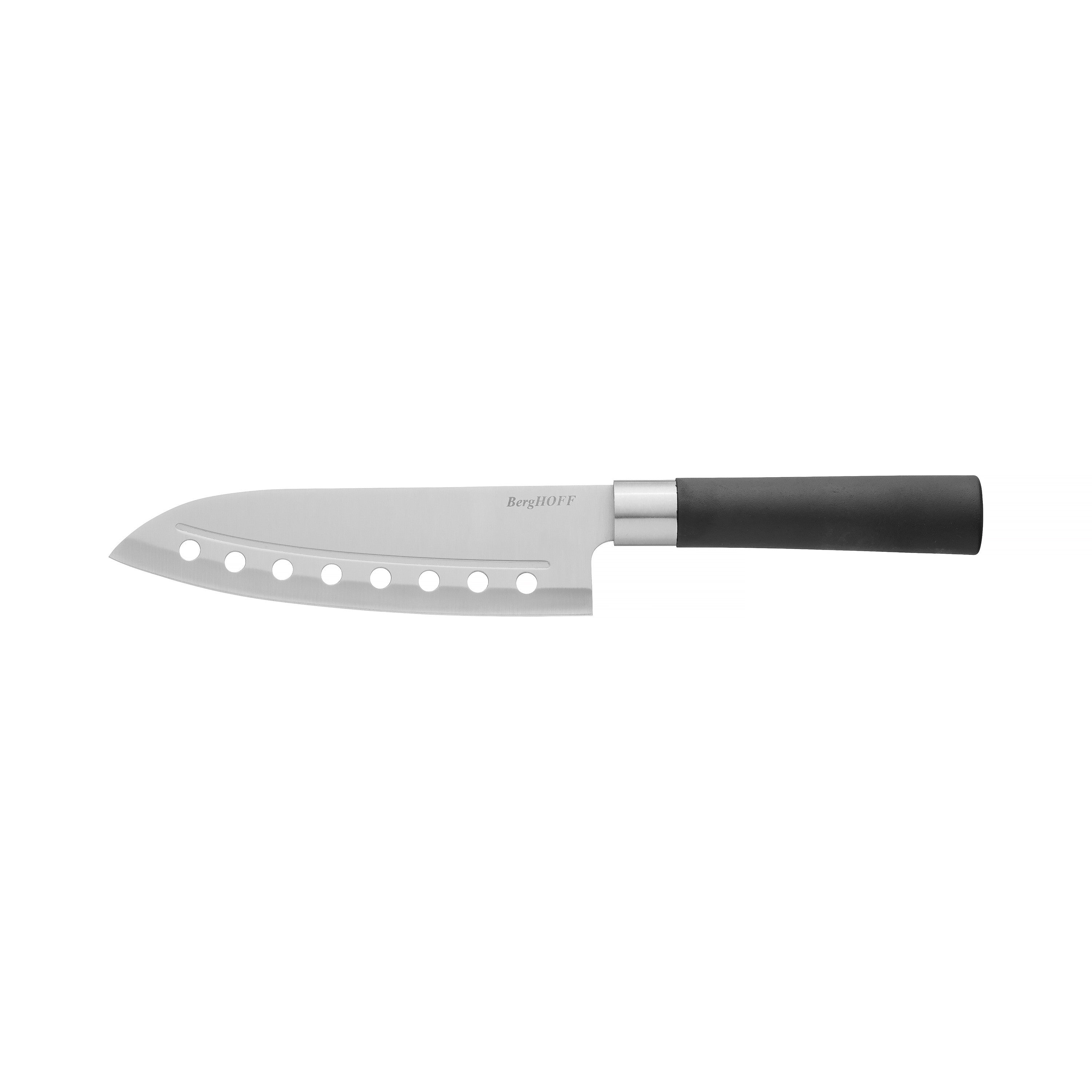 BergHOFF 3-Piece Knife Set - Codon Series with Carving and Santoku Knives for Smooth, Non-Stick Cutting