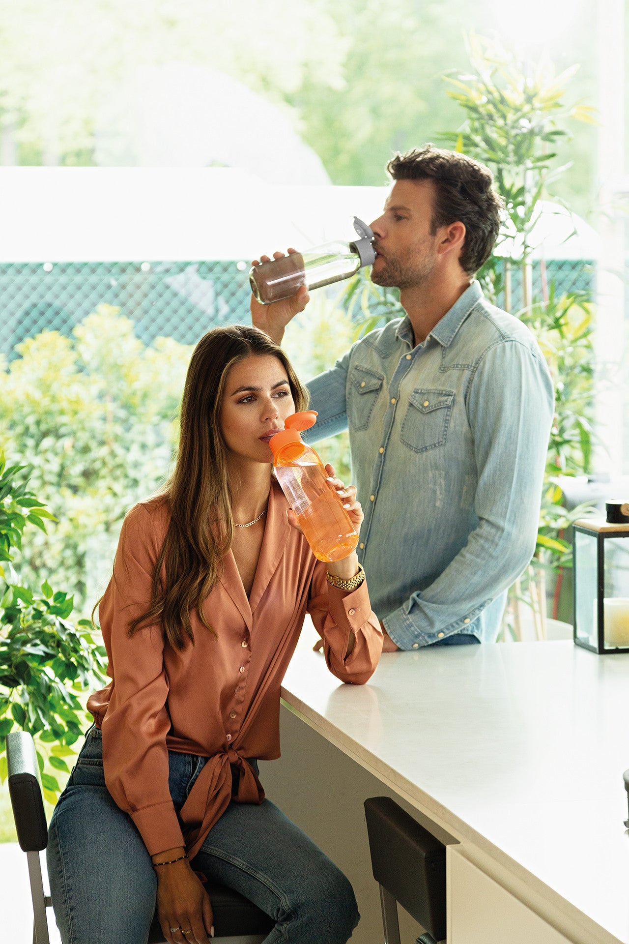 BergHOFF Water Bottle 0.75L - BPA-Free Leakproof Tritan with Flip-Top Lid for All Ages and Activities