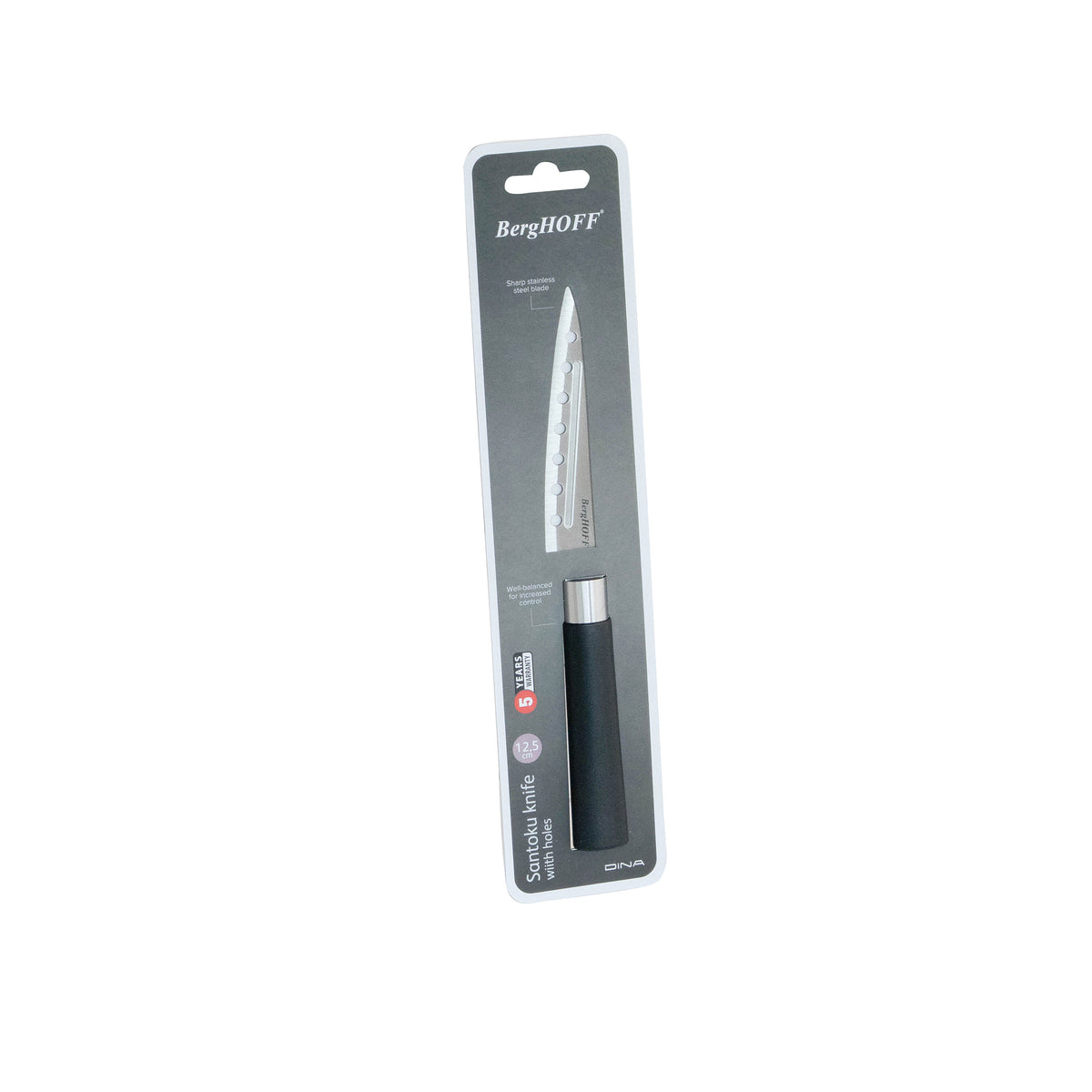 Codon santokukniv med huller 12,5 cm – 2