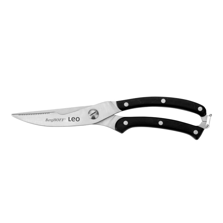 BergHOFF Poultry Shears - Graphite Series with Forged Blades, Safety Clip and Easy-Clean Design