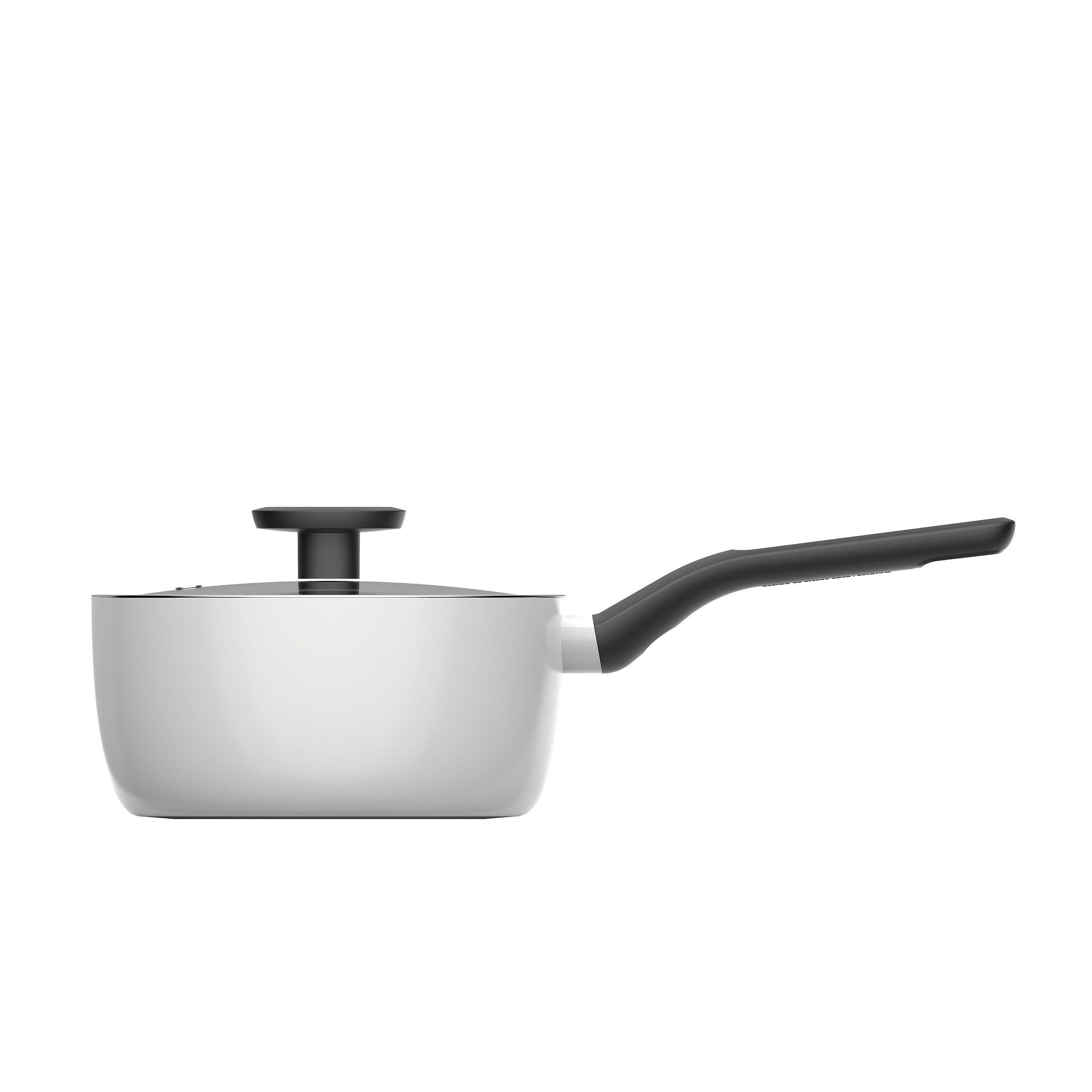 BergHOFF 18 cm Covered Saucepan – Glints Spirit with Non-Stick Coating &amp; Glossy Handle