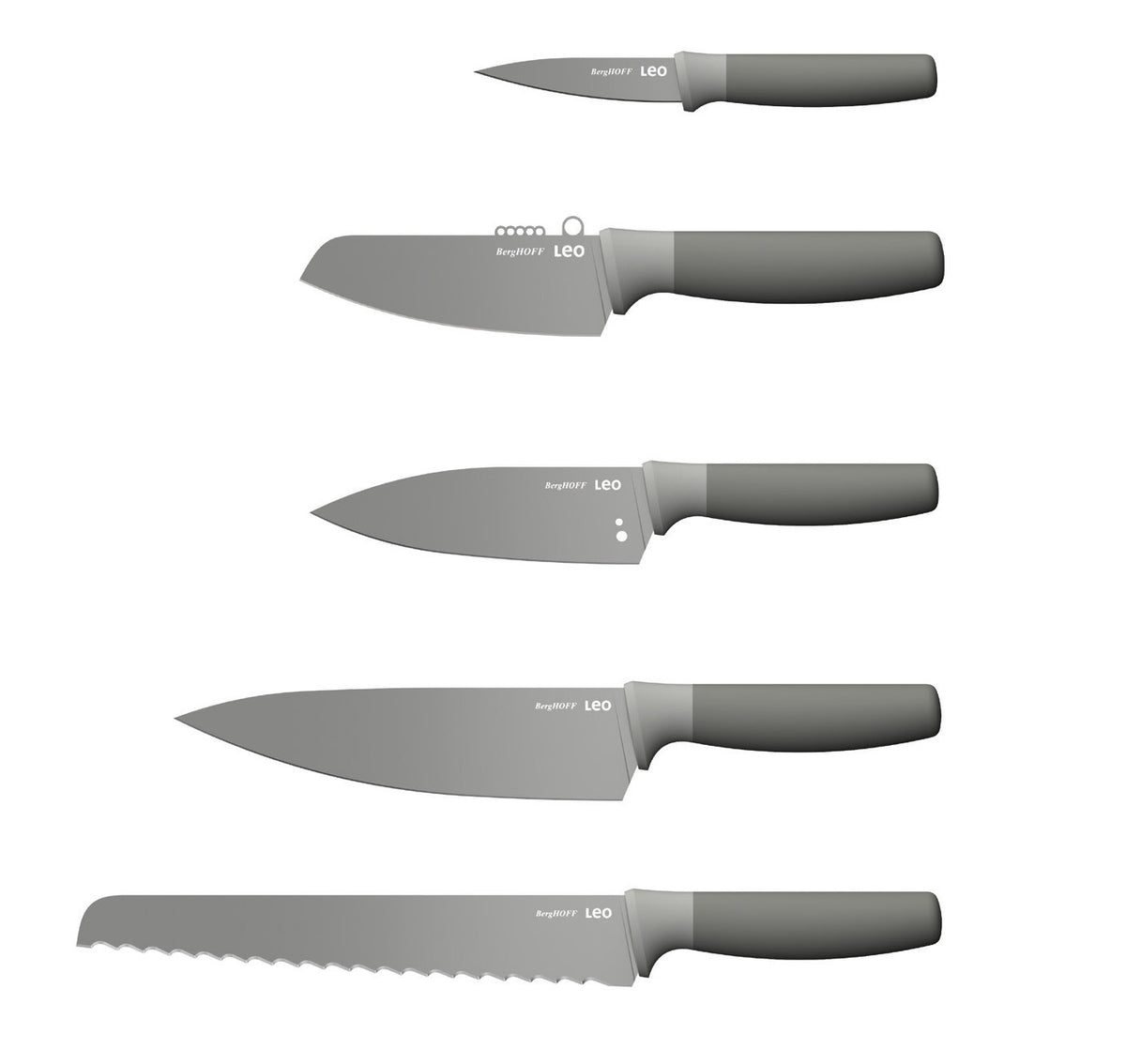 Balance 6-delt knivsæt med knivblok – 2