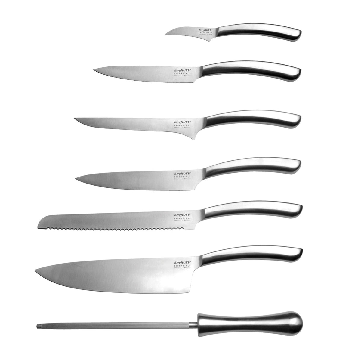 Essentials 8-delt knivsæt med knivblok – 2