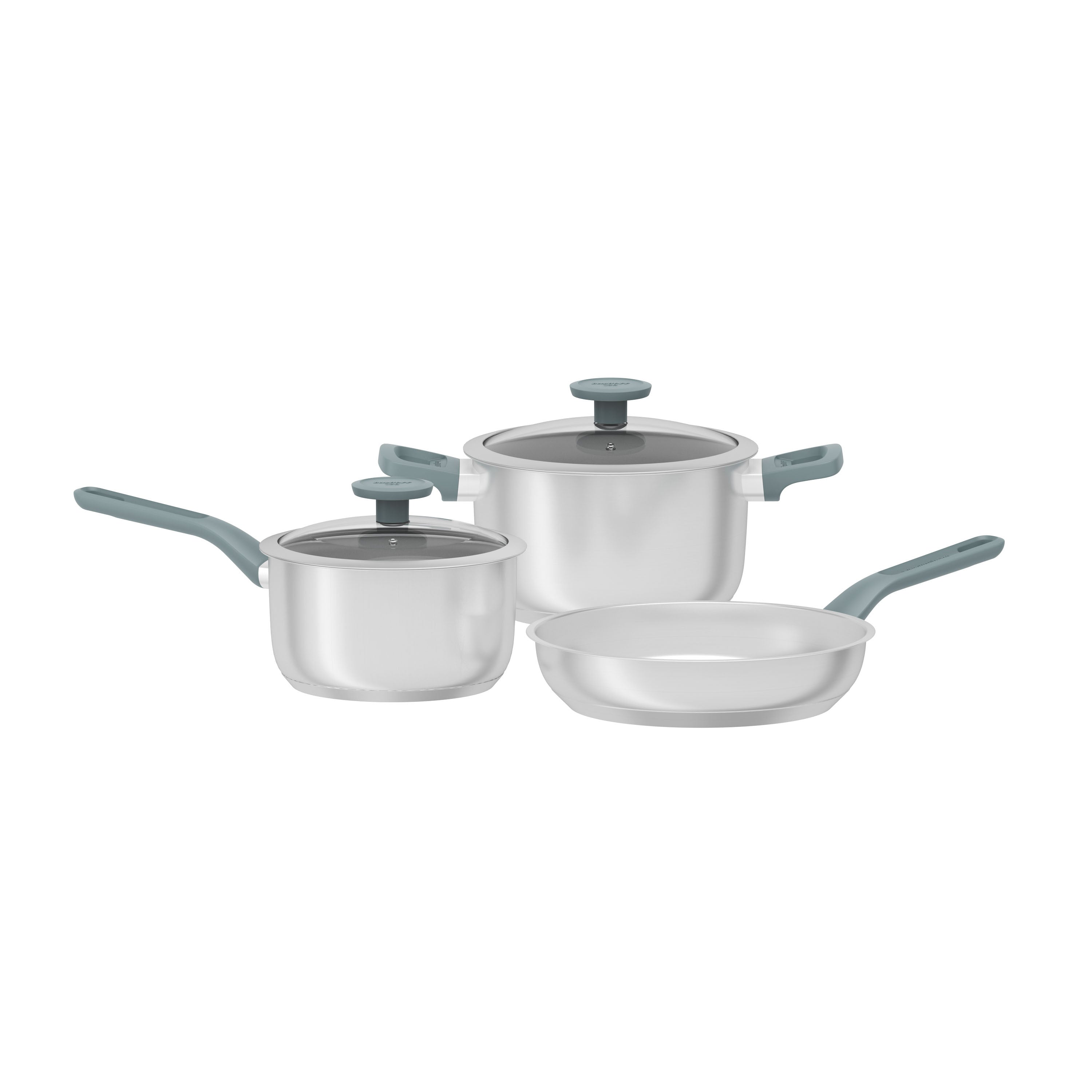 Bolt Stainless Steel Cookware Set, Ocean