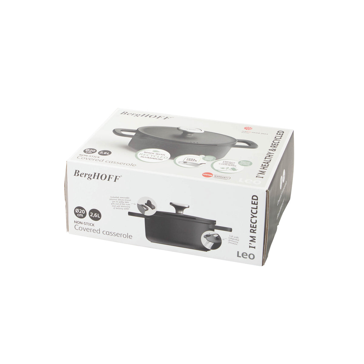Phantom lav slip-let gryde med låg 20 cm – 8