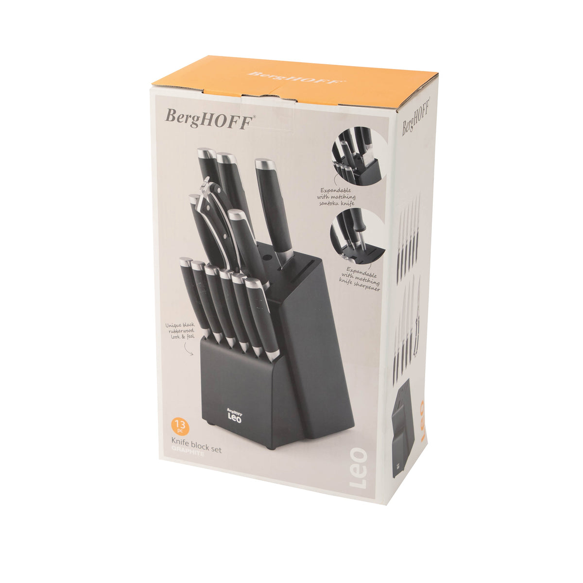 Graphite 13-delt knivsæt med knivblok – 11