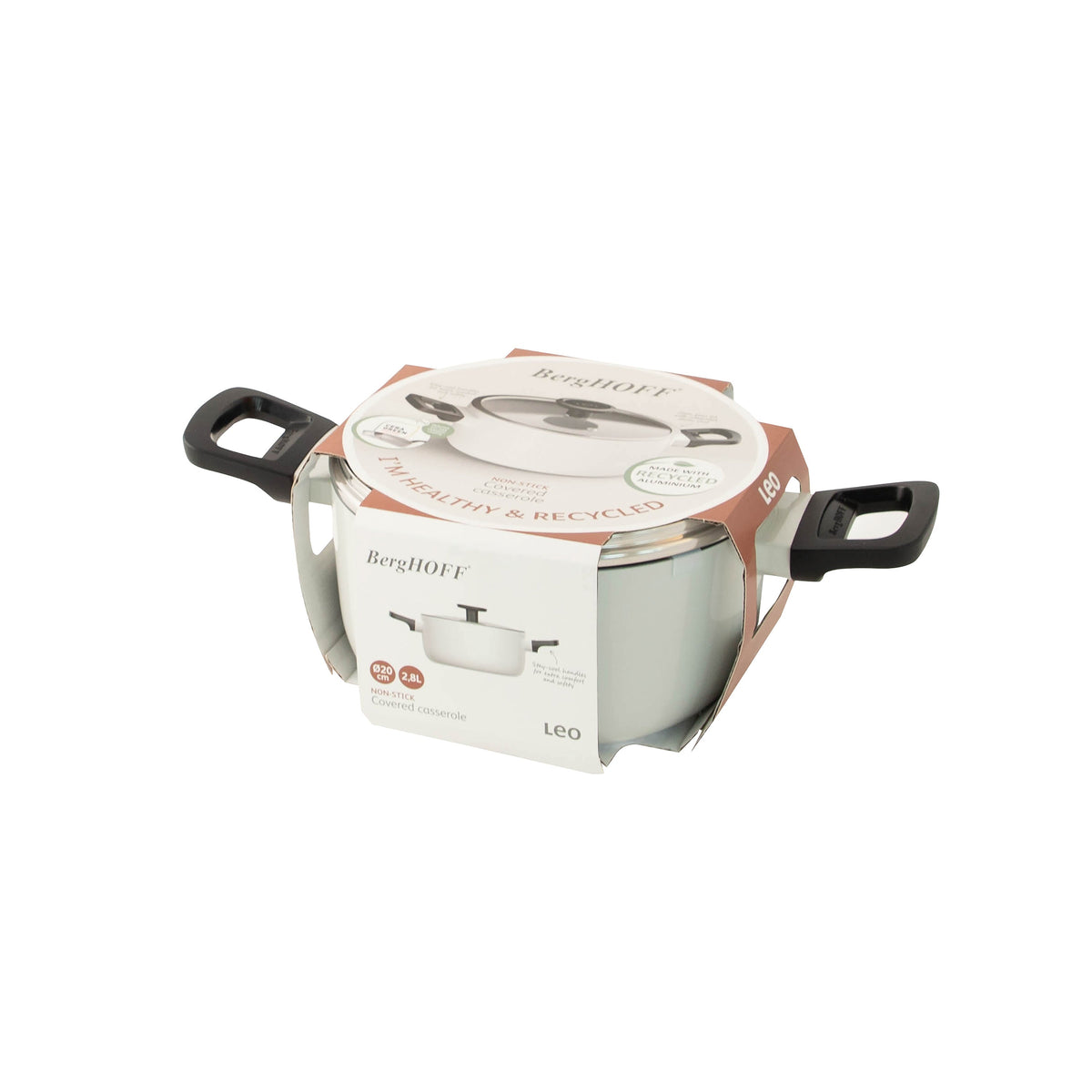 Glints lav slip-let gryde med låg 20 cm, Spirit – 5